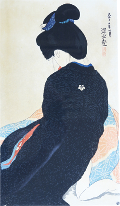 Yahoo!オークション -「伊東深水 絵画」(木版画) (版画)の落札