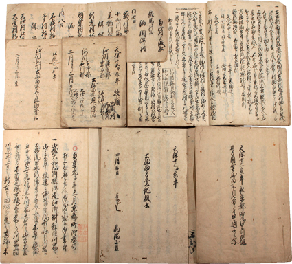 膳所藩土砂留め関係記録