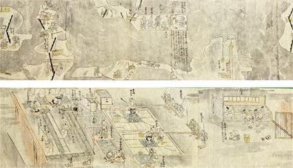 佐渡掘金図