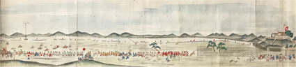将軍家斉公御鹿狩図巻