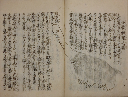 怪獣魁陰之図他風説書