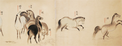 百馬図巻