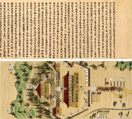 高野山来由并絵図