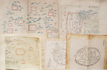 蘇州他中国古地図