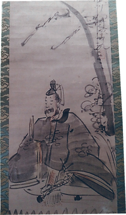 伊孚九画天神図