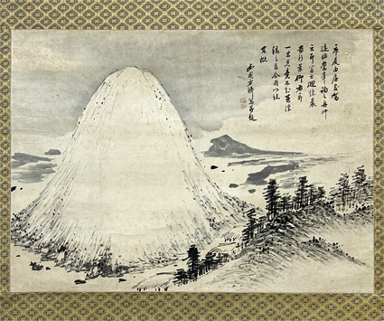 方西園画富嶽図