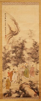李梅渓画幅