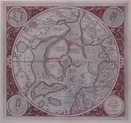 メルカトール 北極圏図