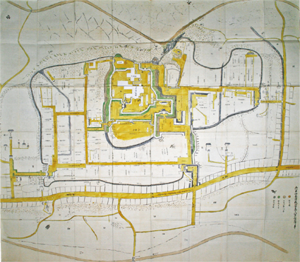 上州安中城下絵図