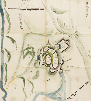 遠州諏訪原古城図