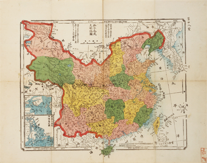 格爾屯氏 支那全図