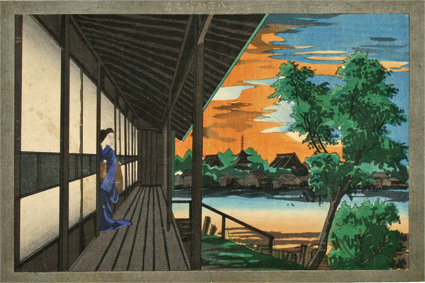 向島八百松楼之景
