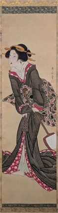 菊川英山画幅