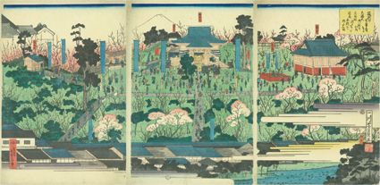 赤坂天満宮之景