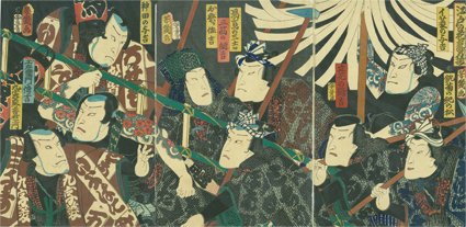 江戸の花気男揃