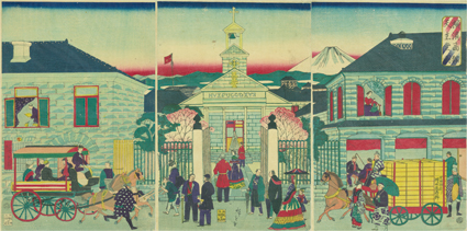 横濱商館天主堂図