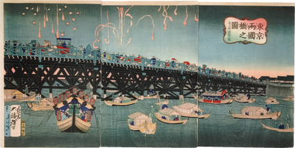 東京両国橋之図