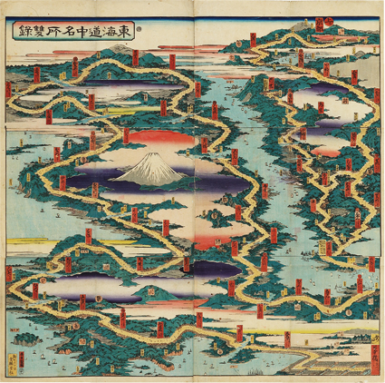 東海道中名所雙録